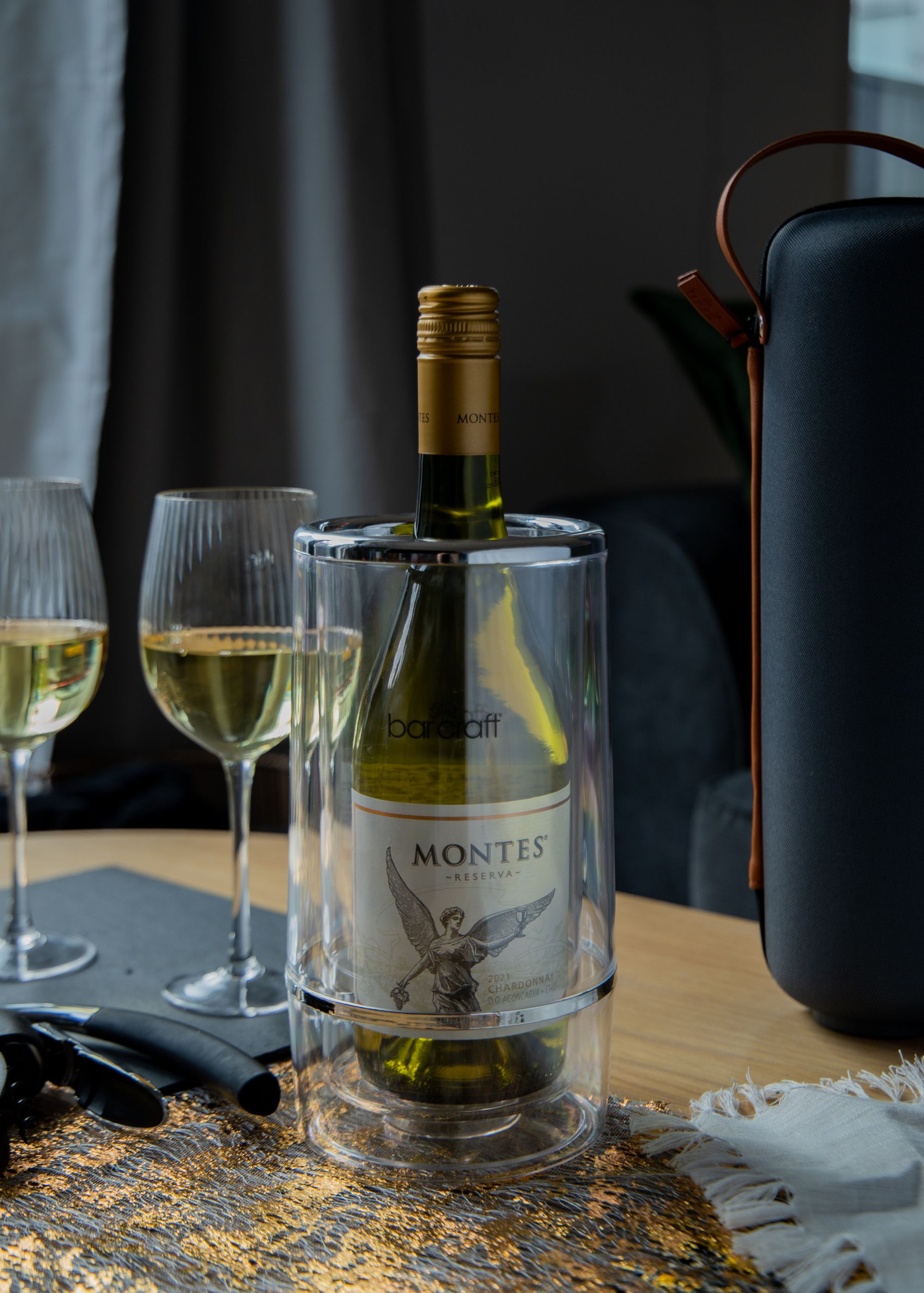 BarCraft Acrylic Double Walled Wine Cooler